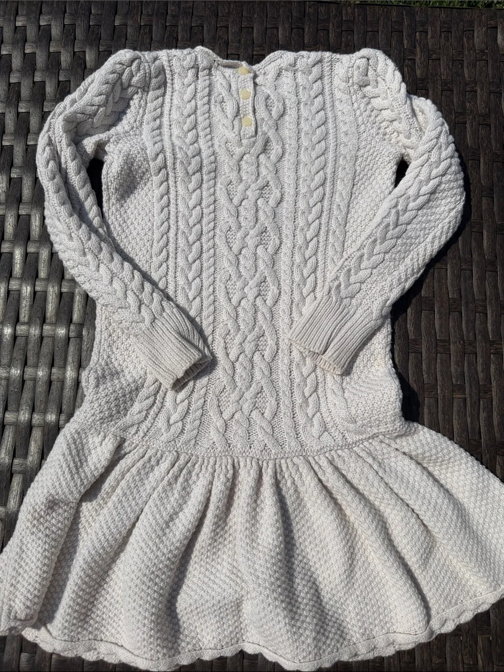 Ralph Lauren Cable Knit Sweater Dress